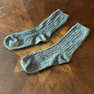Textured Gray Men's Socks